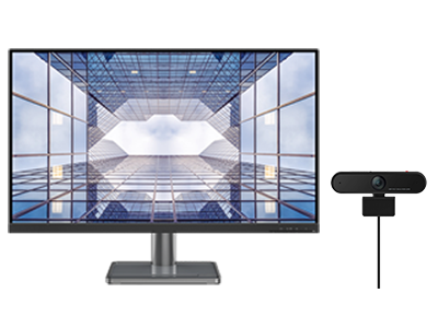 Lenovo L32p-30 81,3 cm (32") 4K-UHD-Monitor (IPS, 60 Hz, 4 ms, HDMI/DisplayPort/USB-C, FreeSync, Webcam, Lautsprecher und Telefonhalter, neigbar)